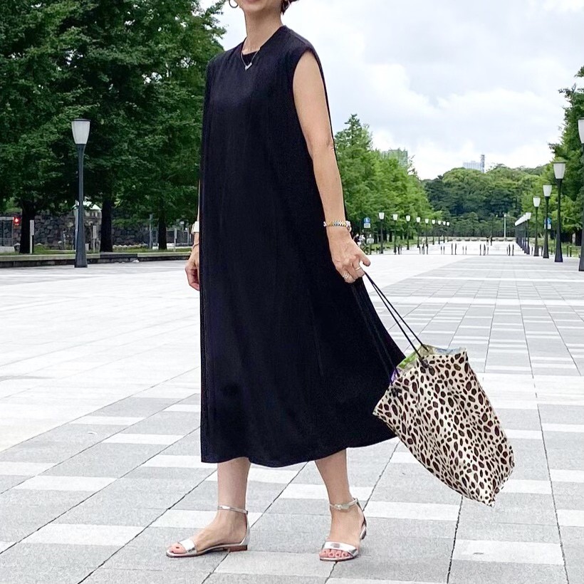 プチプラでも優秀なジャージーワンピース