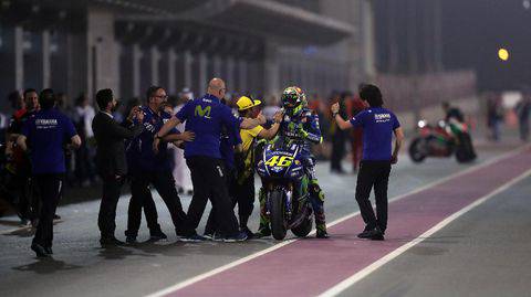 Rossi Jadi Pebalap Tertua di Podium MotoGP