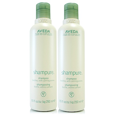 AVEDA 純香洗髮菁250mlx2(洗髮精)+專櫃試用包*1(隨機)