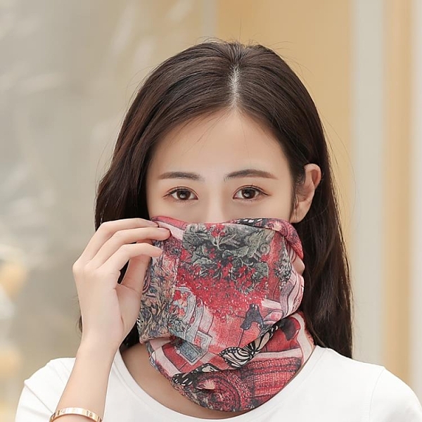 帽子女春秋冬天韓版潮套頭巾兩用帽百搭防風保暖圍脖套護耳包頭帽