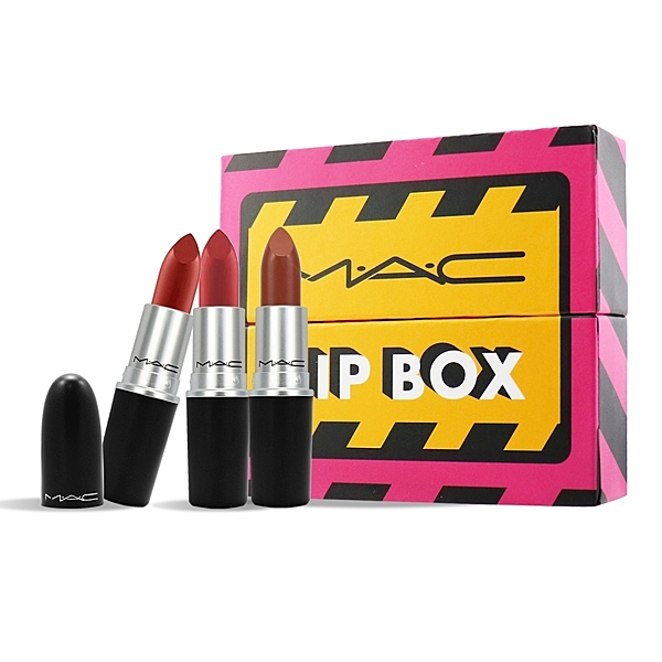 M.A.C 暢銷明星商品 乾燥玫瑰/楓葉紅/摩卡奶茶色 獨家超值優惠組