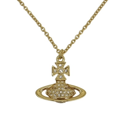 Vivienne Westwood 水鑽星球頸鍊/項鍊(金)