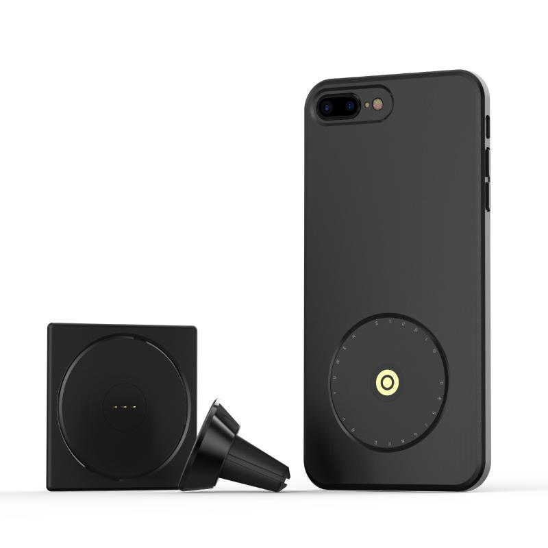 磁吸式智能無線充電 (1入) - iPhone7 / 7Plus 極致黑 i7
