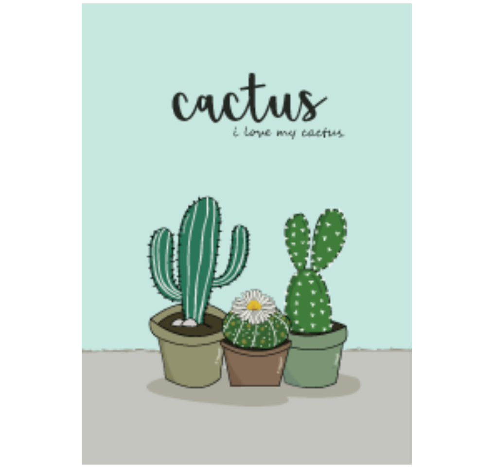 I Love My Cactus.