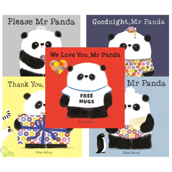 書名：Mr Panda (5本平裝本)定價：1922元ISBN13：9781444956795出版社：Hodder Childrens Book UK作者：Steve Antony裝訂：平裝規格：26