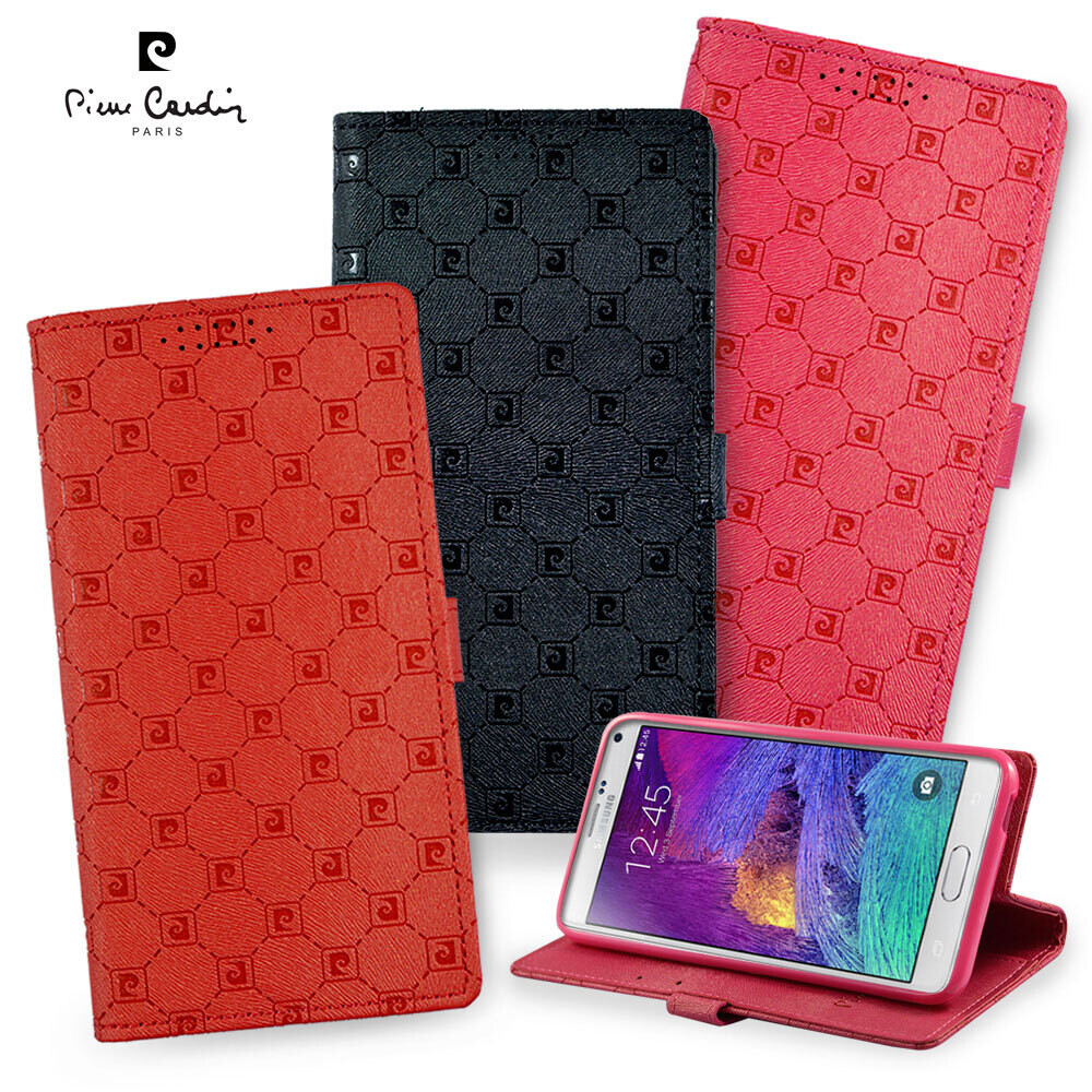 pierre cardin經典品牌可站立側掀式皮套 格菱皮革新盈觸感準確挖孔及膠套保護同時隱藏式挖孔設計可隔熱屏通話不直接接觸到臉部 精選皮革與磁扣完美貼合給手機最實質的保護 內層卡夾設計讓你輕鬆裝信