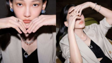 「空靈女神」小美林映唯 用東方味十足的PANDORA八摺扇系列混搭出時髦個性