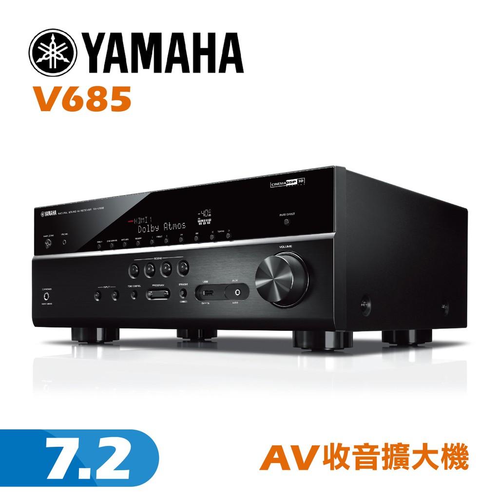 Yes (iPhone / iPad / Android phone / 平板)電腦瀏覽器控制：Yes遠端控制單元：Yes區域控制Zone 2 Audio 輸出：PreoutPowered Zone：