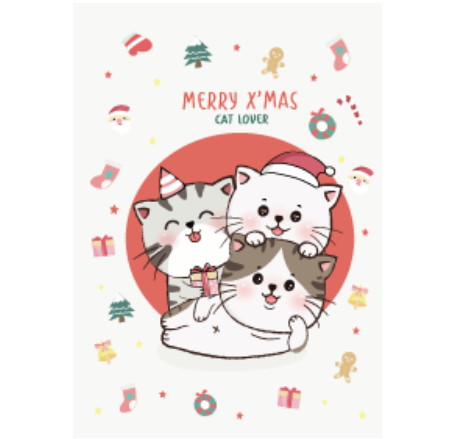 Cat Lover Merry X'mas