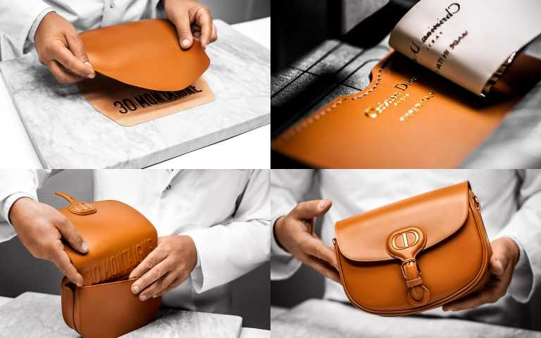 Dior Bobby 駝色光滑小牛皮小型肩背包／99,000元（圖／品牌提供）