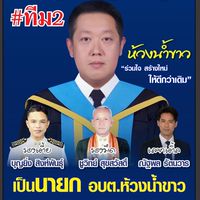 เบอร์ 2 อบต.ห้วงน้ำขาว ธีรวัจน์ คมสุรศิษฐ์-หน่อย