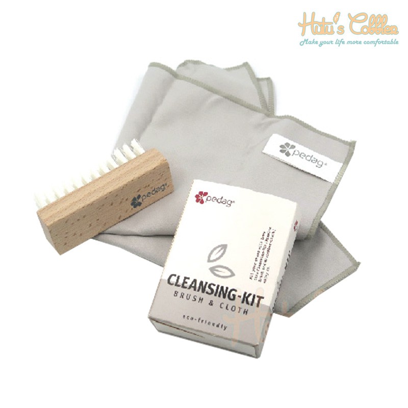 【商品特色】清潔鞋類必備工具超細纖維擦拭布：高品質、耐用超細纖維布，擦拭洗鞋劑泡沫30x30cm、柔軟、高吸水力、快乾、可水洗洗鞋清潔刷：長9.5公分、寬3公分、高1.8公分、毛長2公分搭配洗鞋劑或皮