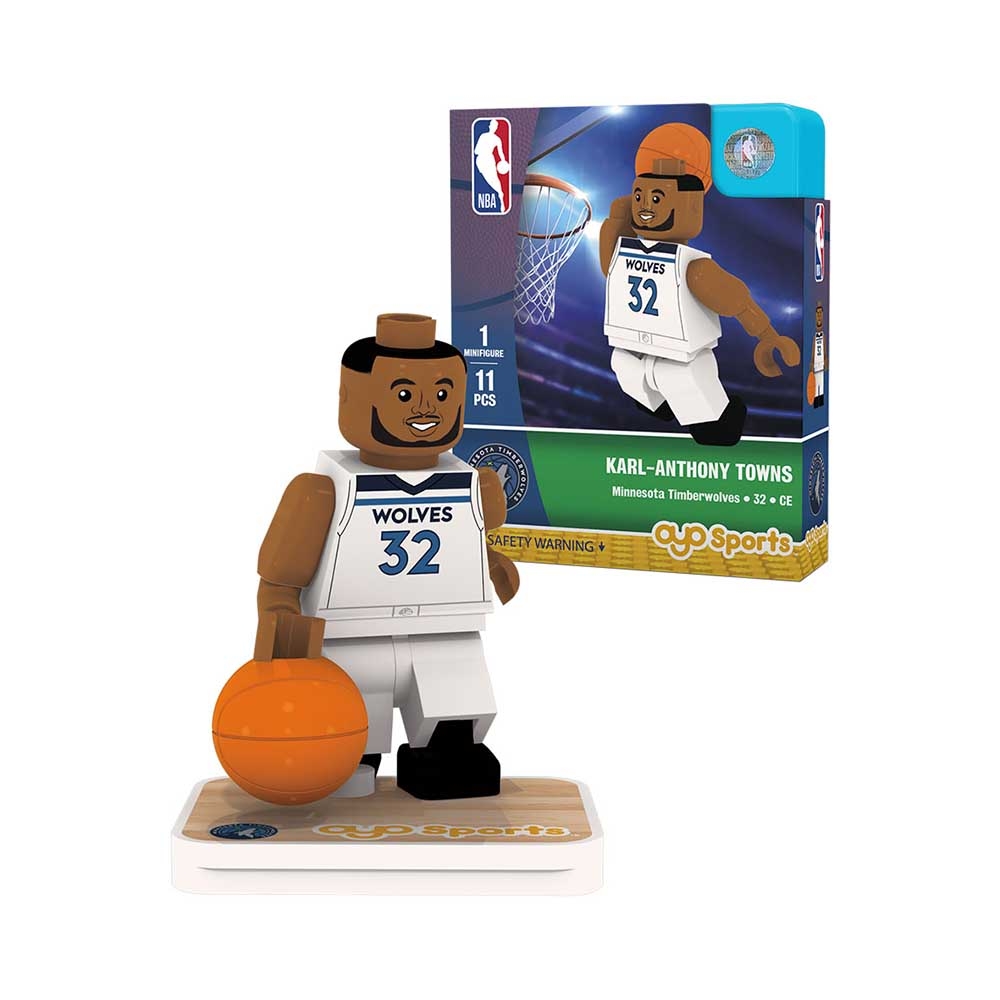 美國知名玩具品牌OYOSports。每一隻公仔都擁有可旋轉的手臂、彎曲的膝蓋，可依照各人喜好調整姿勢。可與其他OYOSports系列商品組成自己專屬的NBA籃球世界。公仔高度約4公分。