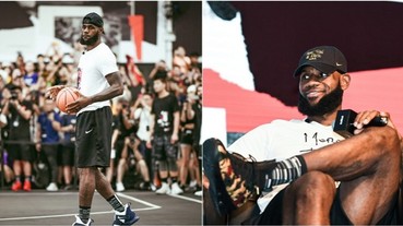 秀灌籃 送簽名球樣樣來！ LeBron James 降臨上海展現十足親和力 粉絲興奮「又被圈粉了啦！」