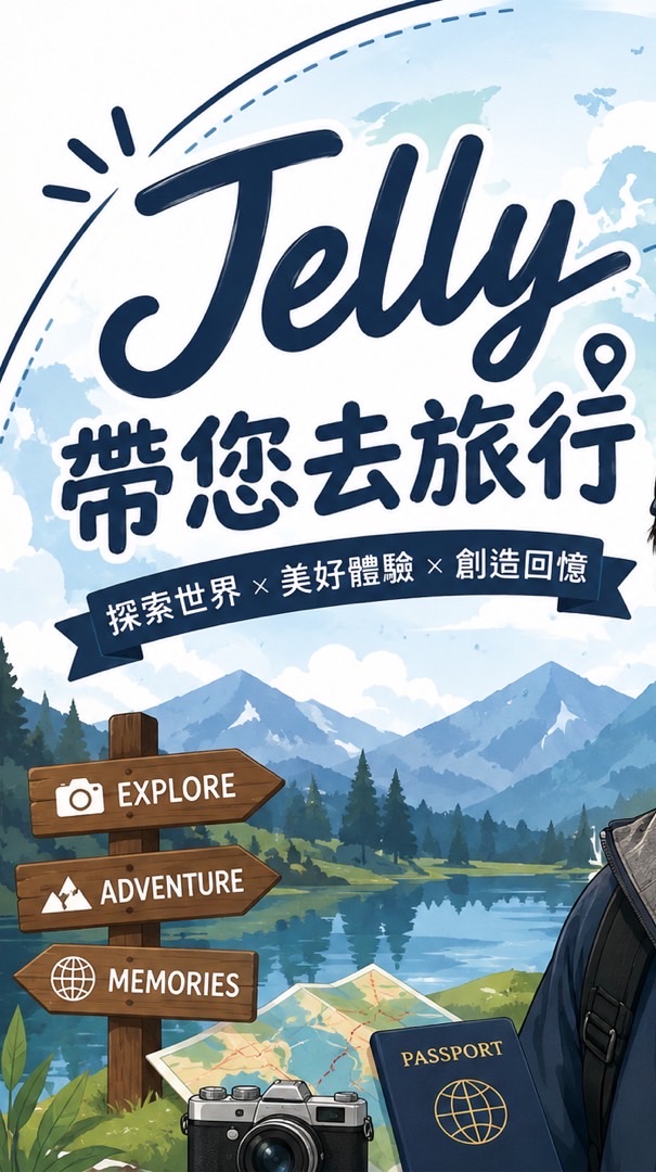 Jelly帶您去旅行✈️