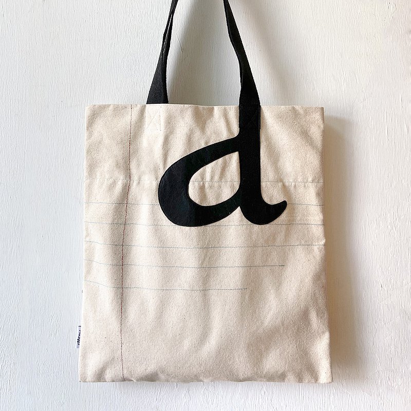 縫線單行簿, 厚帆布布袋, a, B, 全人手製Tote Bag