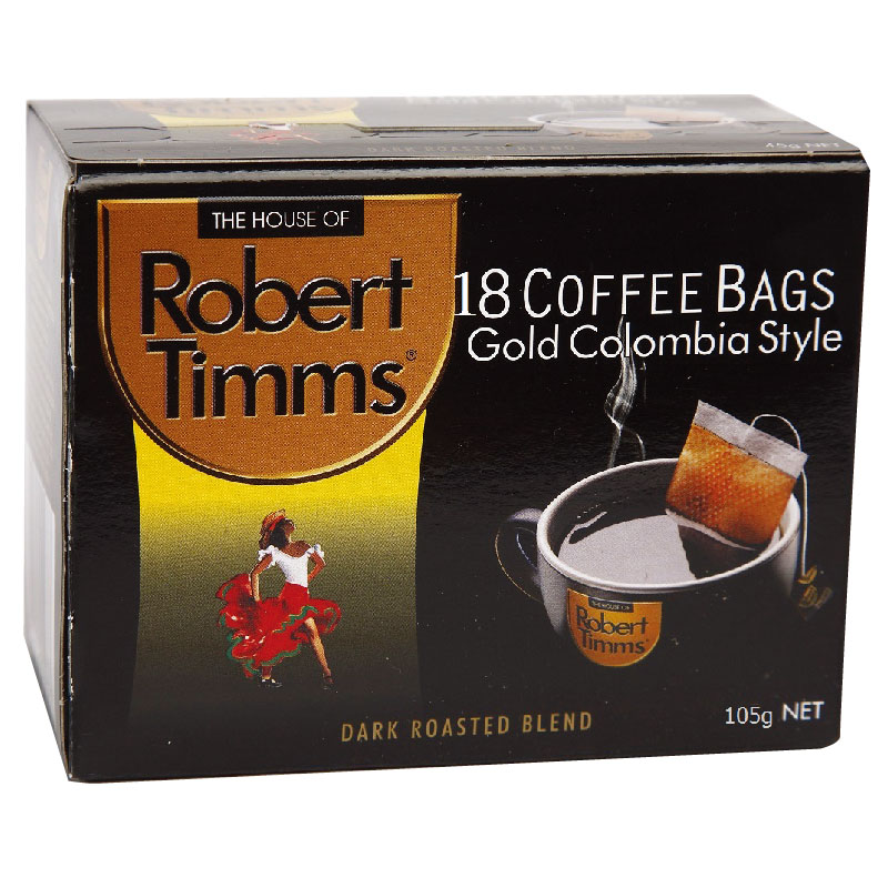 Robert Timms咖啡簡介 - Robert Timms品牌創立於1951年- Robert Timms 是澳洲少數堅持在澳洲烘焙、研磨、冷凍乾燥萃取及包裝的專業咖啡品牌- Robert Tim