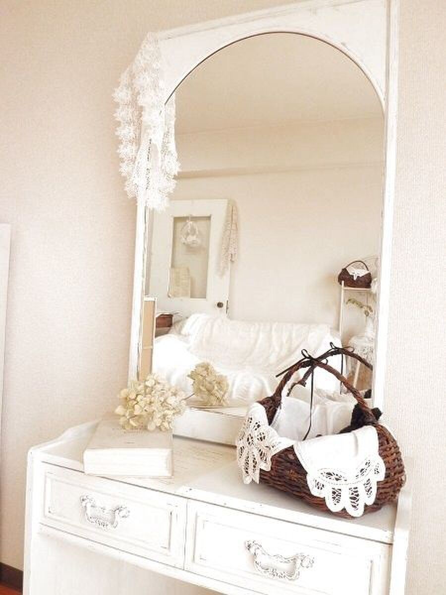 レトロ昭和　ドレッサー　即決禁止‼️‼️ 昭和ドレッサーを『洋風style』にリメイクする方法♪（暮らしニスタ）