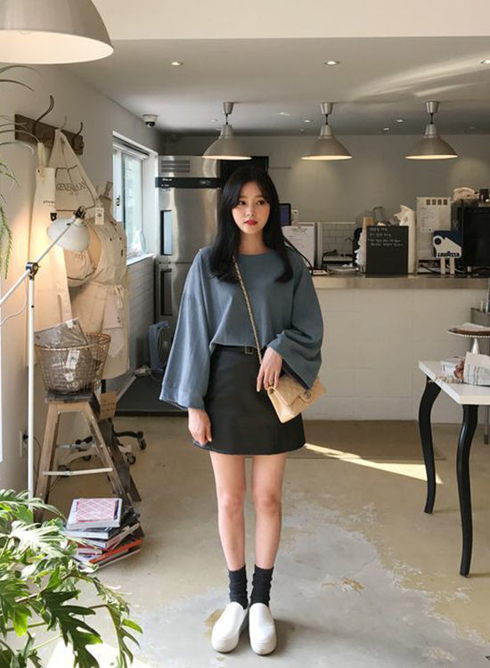 白色懶人鞋穿襪