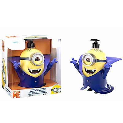 MINIONS小小兵 德古拉 3D珍藏限量版公仔 二合一沐浴洗髮精 500ml