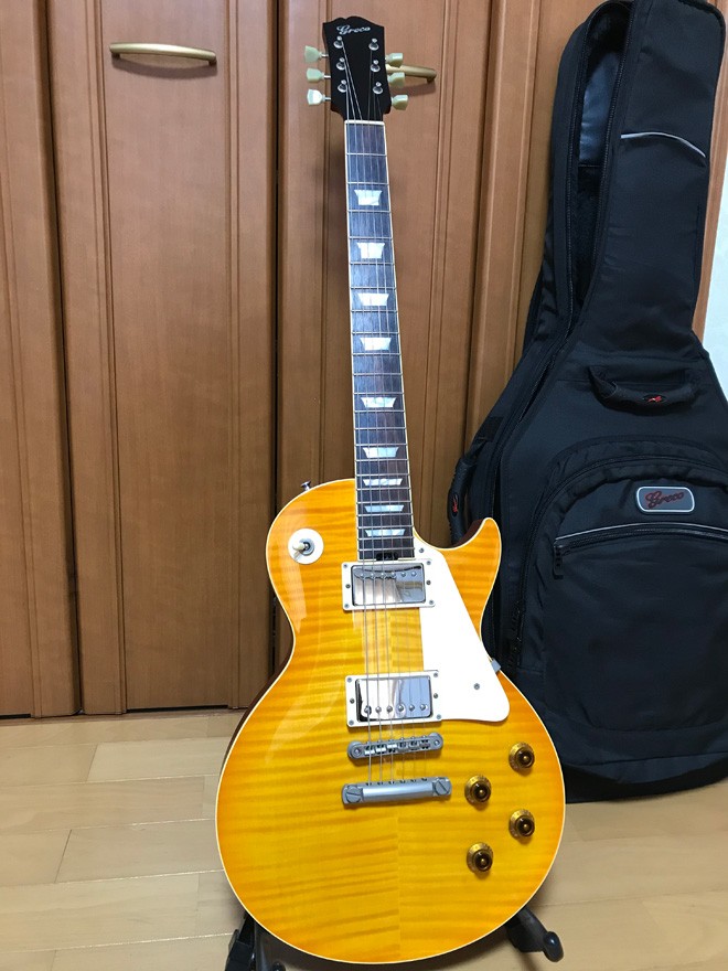 Greco レスポールモデル
グネコ EG480  ハードケース付 Yahoo!オークション - Greco レスポールカスタム 83年 EGC