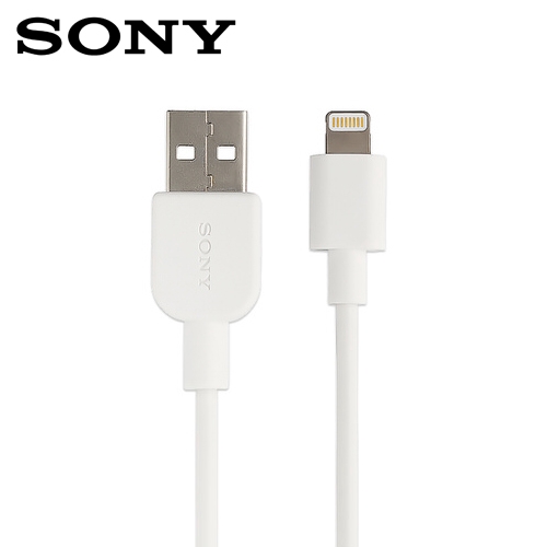 支援輸出最高達2.4A品名 / 規格：【SONY 索尼】Lightning 蘋果MFI認證 高速充電傳輸線 1M(CP-AL100) 白特色：支援輸出最高達2.4A特色：MFI 原廠認證長度：1M介面