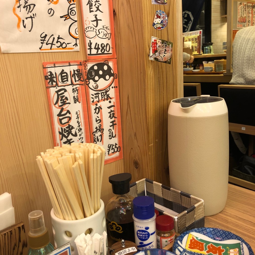 実際訪問したユーザーが直接撮影して投稿した博多駅中央街居酒屋博多の大衆料理 喜水丸の写真