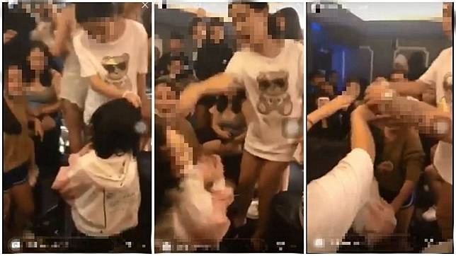新北市發生1名少女遭眾人霸凌，當場被扯頭法、掌摑和被啤酒澆頭。(圖／翻攝自臉書)