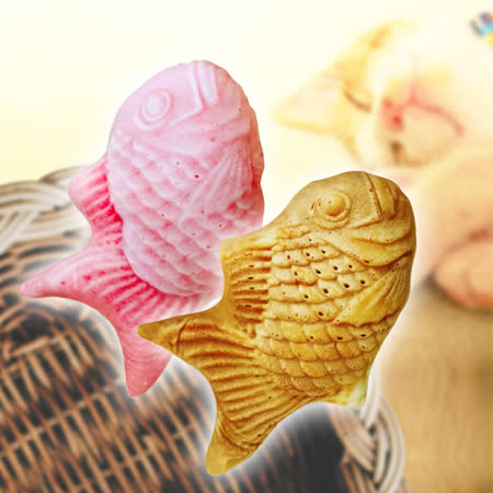 - 加厚短毛絨布，任小主人粗暴對待 - 內含優質貓薄荷草，貓咪愛不釋手 - 擬真鯛魚燒趣味印花，拍照更可愛 - 兩種款式任選：原色、櫻花色