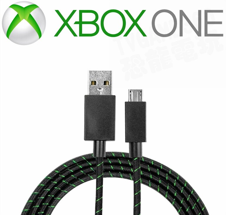 微軟 XBOX ONE XBOXONE 原廠 控制器 手把 USB 充電線 2.7米 菁英版 全新裸裝【台中恐龍電玩】