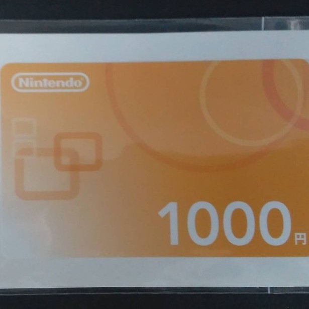任天堂點數卡 日本1000點 任天堂遊戲主機專用 實體卡片 蘆洲-翔天