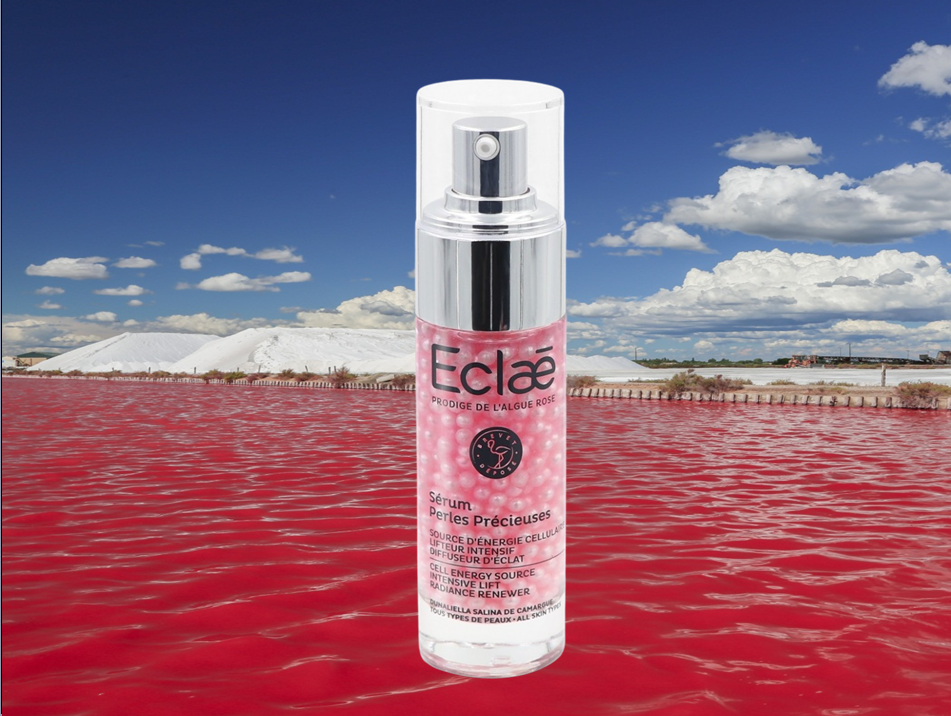 紅魔法胞子肌底液 (30ml 精華液) srum perles prcieuses - cell energy source 為什麼選擇 艾可蕾 eclae ? 獨特天然配方 鹽藻 (鹽生杜氏藻)含有