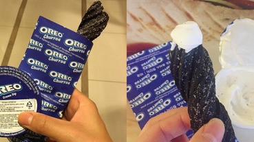 吉拿棒竟然推出OREO口味，以後看電影又多了一個選擇囉～