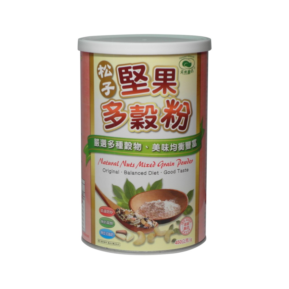 《天然磨坊》松子堅果多穀粉 450g/罐