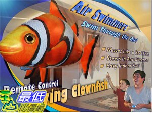 [美國amazon 代購 ] 飛天魚 小丑魚 Air Swimmers Remote Control Flying Clownfish _T01