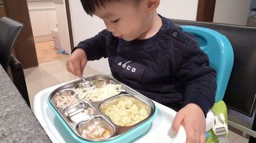【兒童餐具推薦】美國Kangovou小袋鼠不鏽鋼安全兒童餐具組