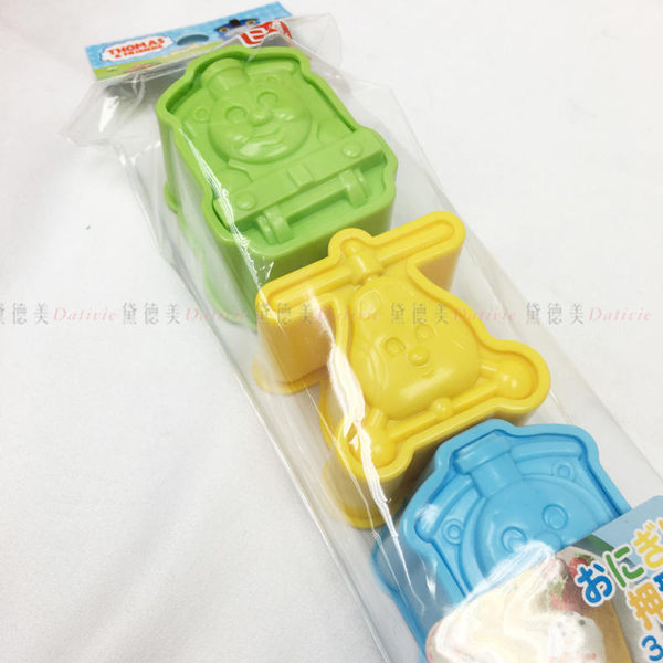 【ＫＰ】壓模 湯瑪士小火車 模型 飯糰 3入 造型模型 日本製 飯糰模 4970825071867