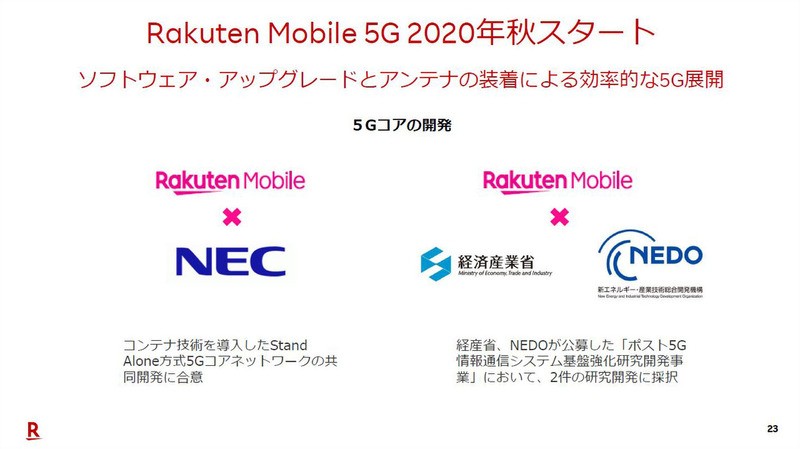 楽天 三木谷氏 楽天モバイルの基地局建設大幅前倒しを宣言 2026年の予定数に来夏到達