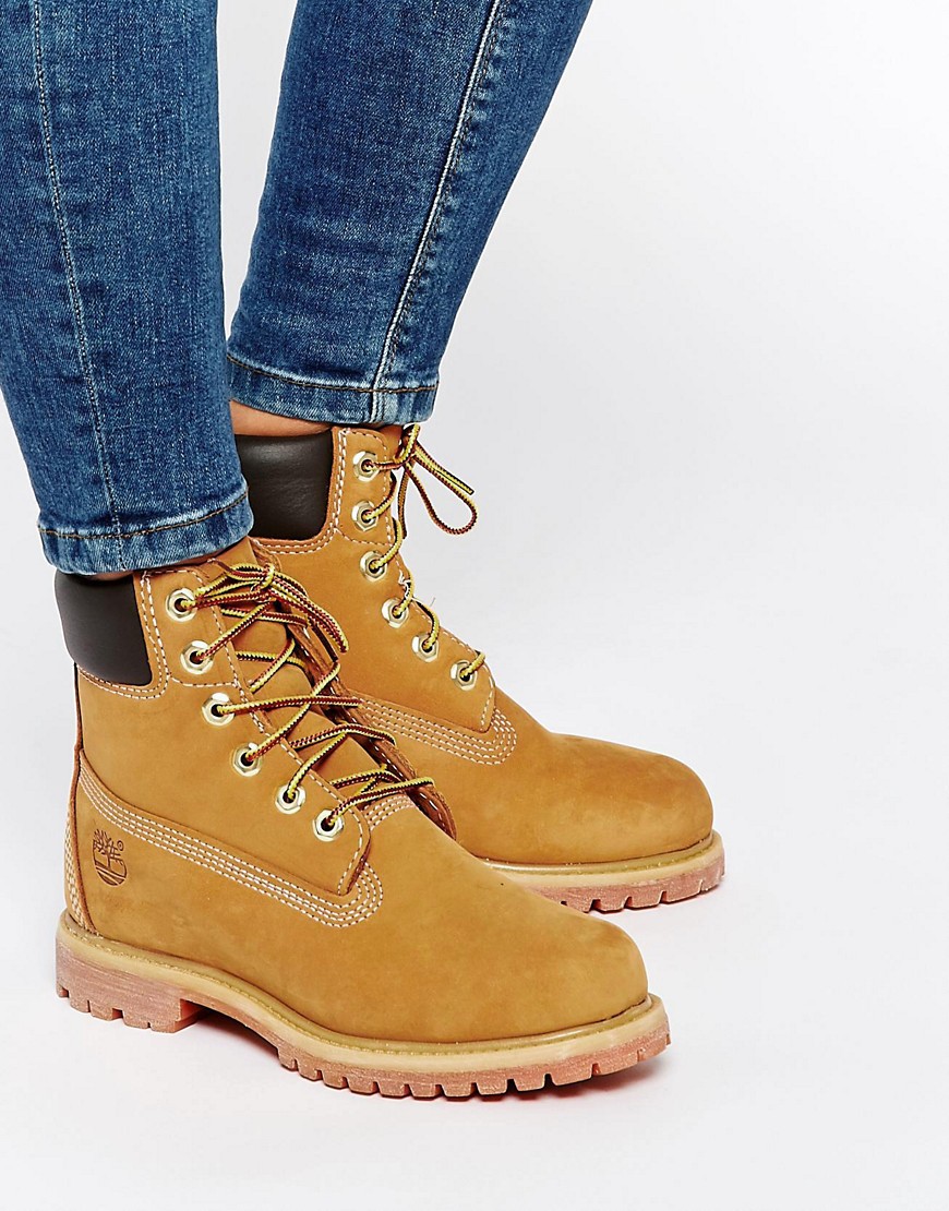 Boots by Timberland Sweet looks from the ground up Lace-up fastening Padded cuff Timberland branding