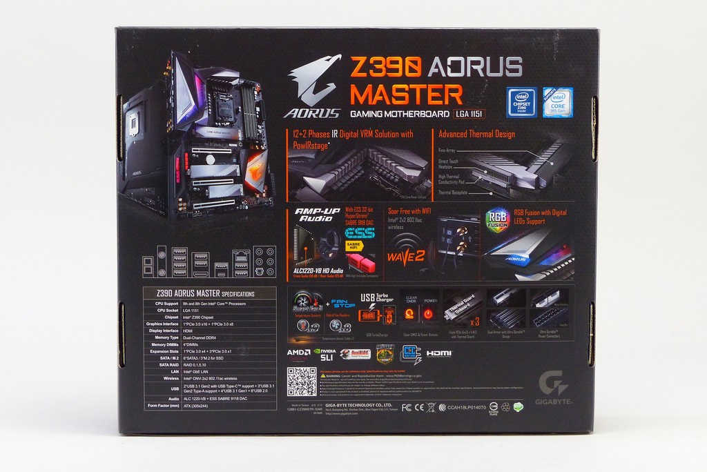 全核5Ghz 供電散熱強化，GIGABYTE Z390 AORUS MASTER 主機板動手玩