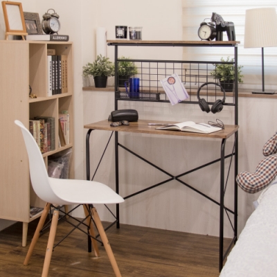 Amos-鐵藝文青工業風網架書桌
