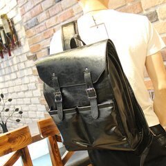 FINDSENSE 品牌監製 正韓包包 2019新款雙肩包男簡約大容量後背包男用休閒包背包電腦包