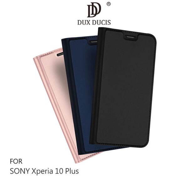 【愛瘋潮】99免運 DUX DUCIS SONY Xperia 10 Plus / 10+ SKIN Pro 皮套 掀蓋 可插卡 可立 鏡頭保護