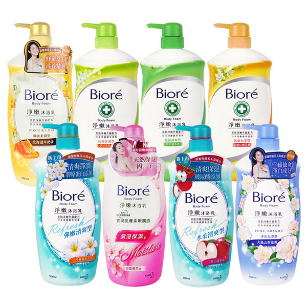 日本 花王 Biore 蜜妮 淨嫩沐浴乳 1000mL ◆86小舖 ◆