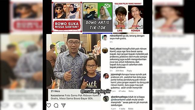 Sabung Ayam Online Saat Ridwan Kamil Harus Ungkap Siapa Bowo Artis Tik Tok Sabung Ayam Online Saat Ridwan Kamil Harus Ungkap Siapa Bowo Artis Tik Tok