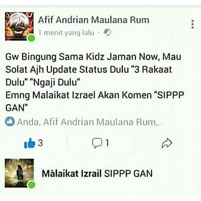 10 Status Fb Lucu Dikira Ada Masalah Ini Bikin Tepuk Jidat Brilio Net Line Today