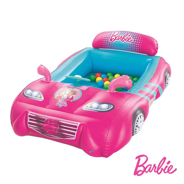 【Barbie】芭比娃娃跑車球池(附25顆球) 69-34700