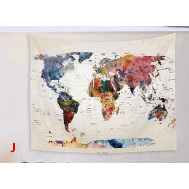 EIJ壁布掛飾 田園風格 掛毯 壁毯桌布綠色植物樹 家居掛畫 綠色植物樹 綠色植物樹 2款BBB