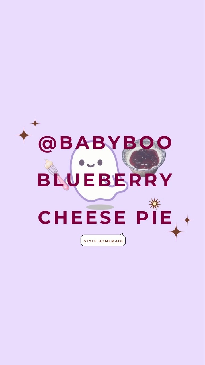 🫐Babyboo Blueberry Cheesepie ;p