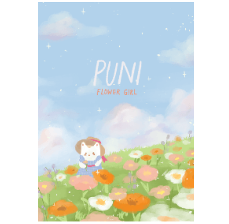 Puni the Cat: Flower Girl